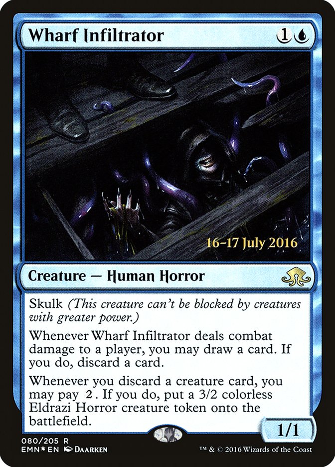 Wharf Infiltrator [Eldritch Moon Prerelease Promos] | Impulse Games and Hobbies