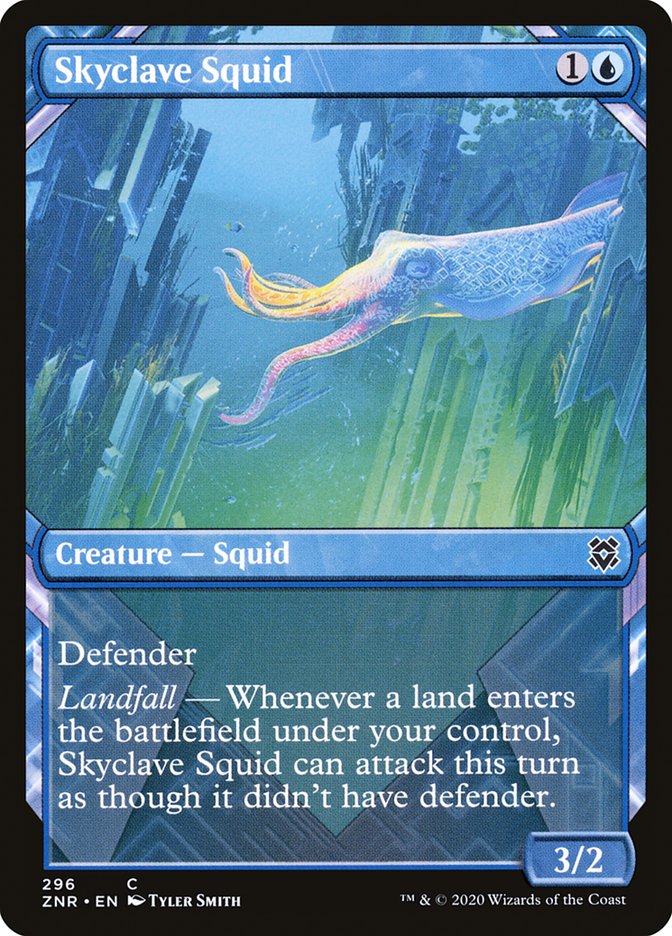 Skyclave Squid (Showcase) [Zendikar Rising] | Impulse Games and Hobbies