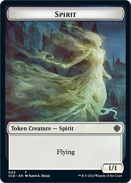 Cat Bird // Spirit Double-Sided Token [Starter Commander Decks] | Impulse Games and Hobbies