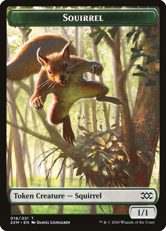 Squirrel Token [Double Masters Tokens] | Impulse Games and Hobbies