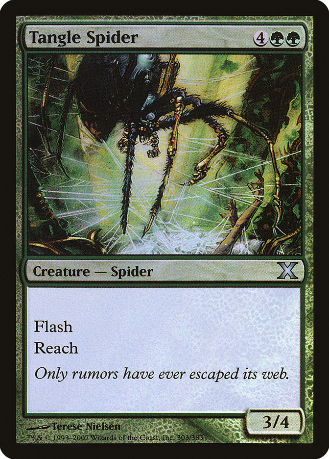 Tangle Spider (Premium Foil) [Tenth Edition] | Impulse Games and Hobbies