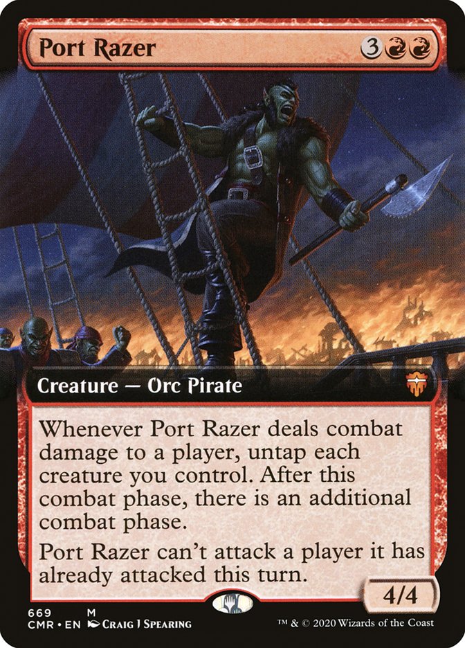 Port Razer (Extended Art) [Commander Legends] | Impulse Games and Hobbies