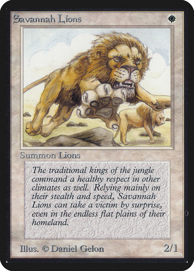 Savannah Lions [Alpha Edition] | Impulse Games and Hobbies