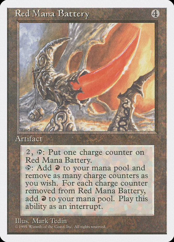 Red Mana Battery [Fourth Edition] | Impulse Games and Hobbies