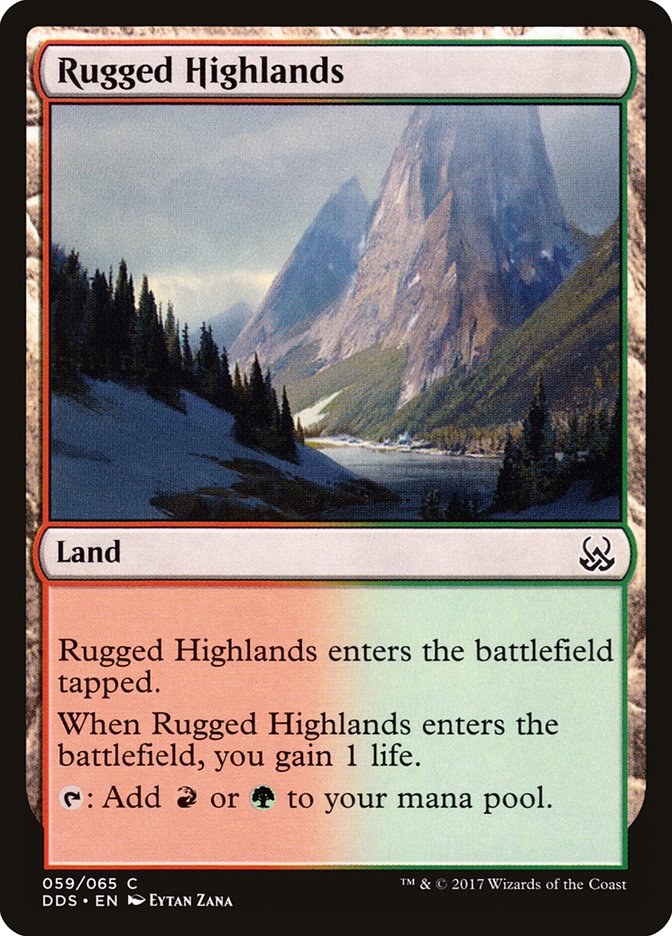Rugged Highlands [Duel Decks: Mind vs. Might] | Impulse Games and Hobbies