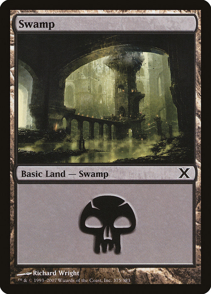 Swamp (375) [Tenth Edition] | Impulse Games and Hobbies