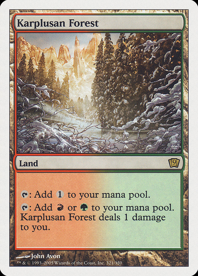 Karplusan Forest [Ninth Edition] | Impulse Games and Hobbies