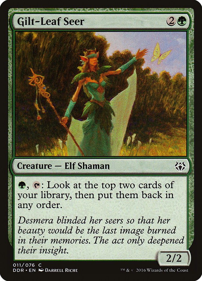 Gilt-Leaf Seer [Duel Decks: Nissa vs. Ob Nixilis] | Impulse Games and Hobbies