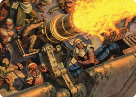 Mana Cannons Art Card [Dominaria United Art Series] | Impulse Games and Hobbies