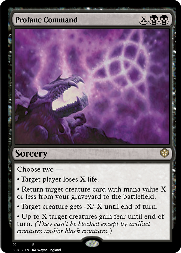 Profane Command [Starter Commander Decks] | Impulse Games and Hobbies