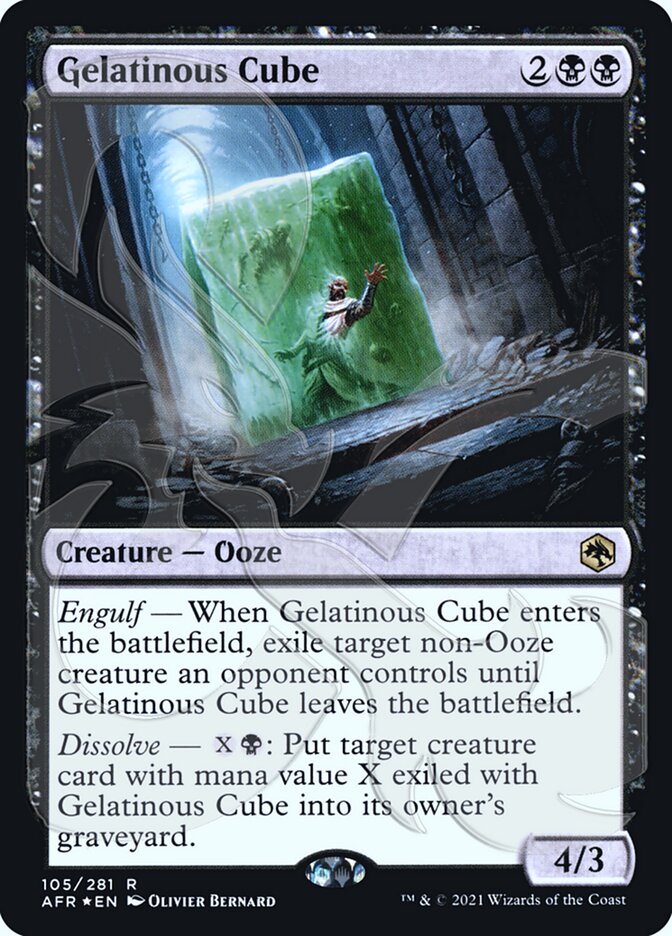 Gelatinous Cube (Ampersand Promo) [Dungeons & Dragons: Adventures in the Forgotten Realms Promos] | Impulse Games and Hobbies