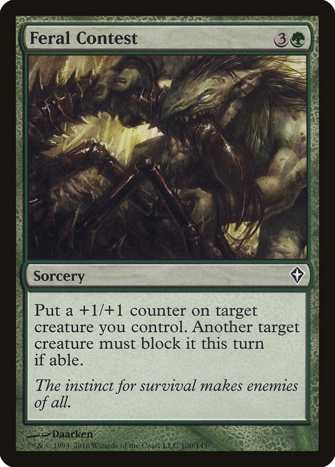 Feral Contest [Worldwake] | Impulse Games and Hobbies