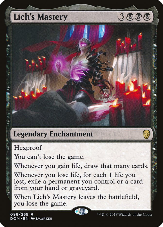 Lich's Mastery [Dominaria] | Impulse Games and Hobbies