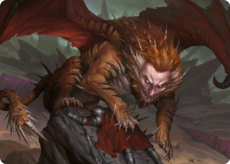 Manticore Art Card [Dungeons & Dragons: Adventures in the Forgotten Realms Art Series] | Impulse Games and Hobbies