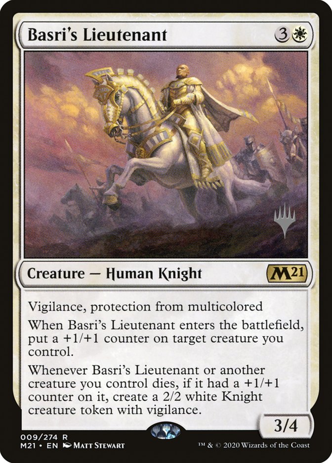 Basri's Lieutenant (Promo Pack) [Core Set 2021 Promos] | Impulse Games and Hobbies