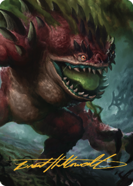 Hezrou Art Card (Gold-Stamped Signature) [Commander Legends: Battle for Baldur's Gate Art Series] | Impulse Games and Hobbies