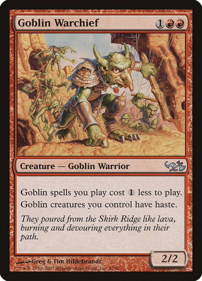 Goblin Warchief [Duel Decks: Elves vs. Goblins] | Impulse Games and Hobbies