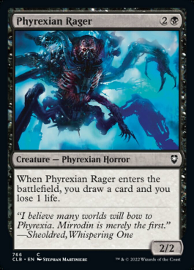 Phyrexian Rager [Commander Legends: Battle for Baldur's Gate] | Impulse Games and Hobbies