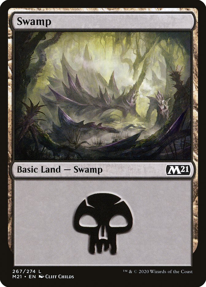 Swamp (267) [Core Set 2021] | Impulse Games and Hobbies