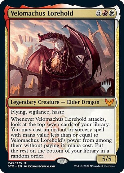 Velomachus Lorehold (Promo Pack) [Strixhaven: School of Mages Promos] | Impulse Games and Hobbies