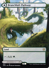 Branchloft Pathway // Boulderloft Pathway (Borderless Alternate Art) [Zendikar Rising] | Impulse Games and Hobbies