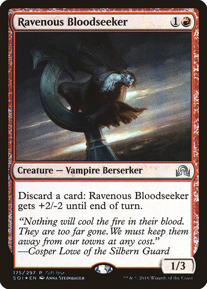 Ravenous Bloodseeker (Gift Box) [Shadows over Innistrad Promos] | Impulse Games and Hobbies