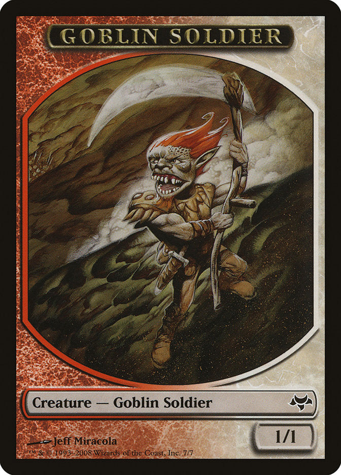 Goblin Soldier Token [Eventide Tokens] | Impulse Games and Hobbies