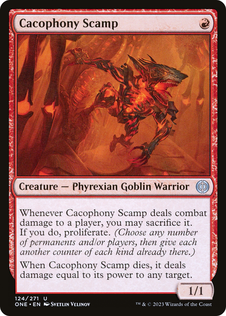 Cacophony Scamp [Phyrexia: All Will Be One] | Impulse Games and Hobbies