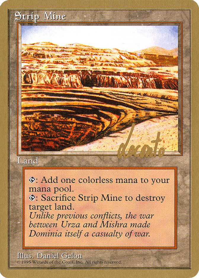 Strip Mine (Michael Loconto) [Pro Tour Collector Set] | Impulse Games and Hobbies