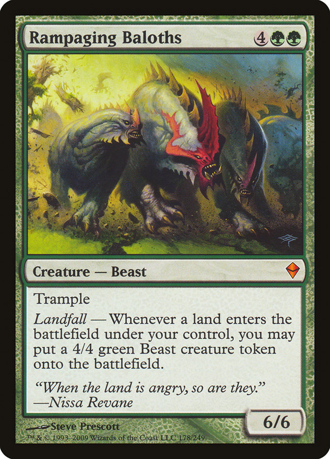 Rampaging Baloths [Zendikar] | Impulse Games and Hobbies