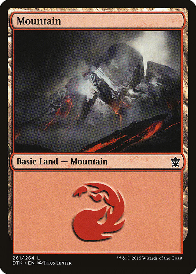 Mountain (261) [Dragons of Tarkir] | Impulse Games and Hobbies