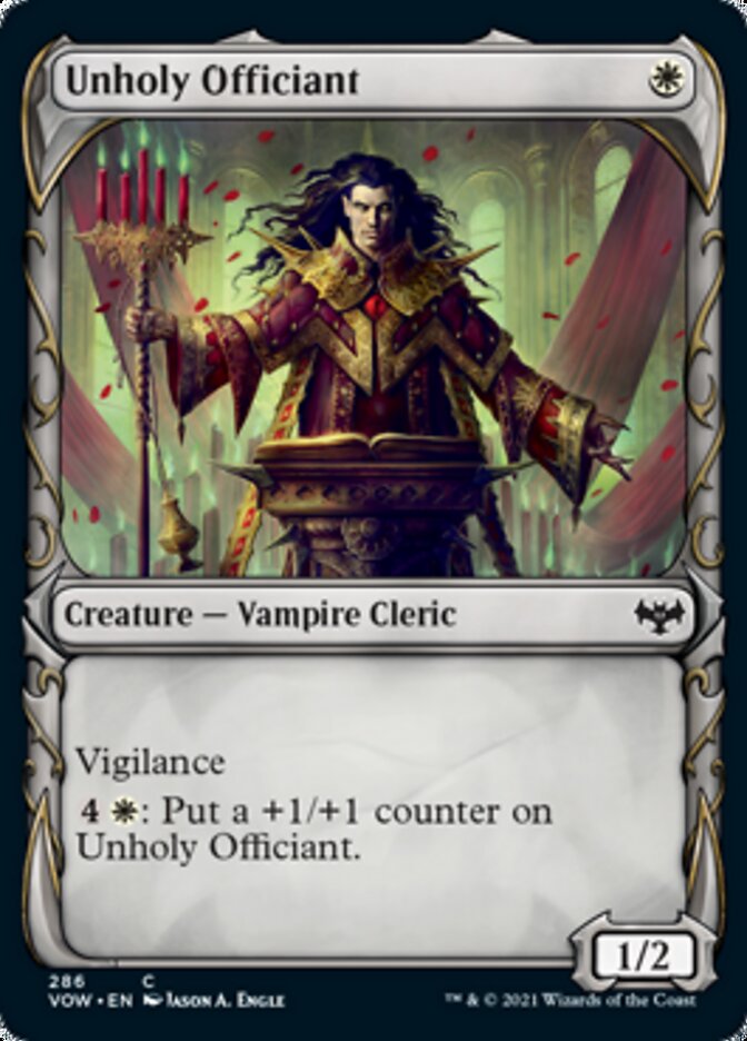 Unholy Officiant (Showcase Fang Frame) [Innistrad: Crimson Vow] | Impulse Games and Hobbies