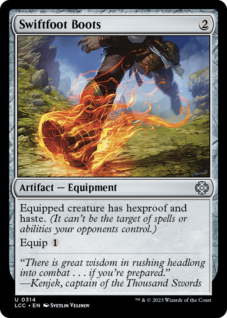 Swiftfoot Boots [The Lost Caverns of Ixalan Commander] | Impulse Games and Hobbies