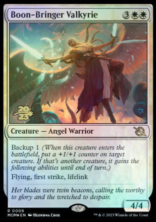 Boon-Bringer Valkyrie [March of the Machine Prerelease Promos] | Impulse Games and Hobbies