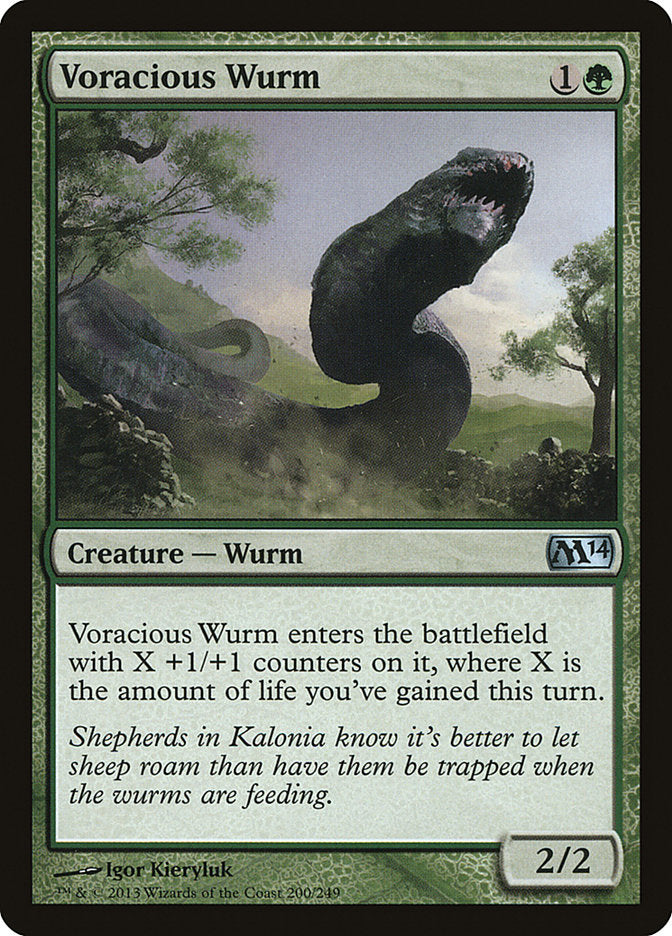 Voracious Wurm [Magic 2014] | Impulse Games and Hobbies