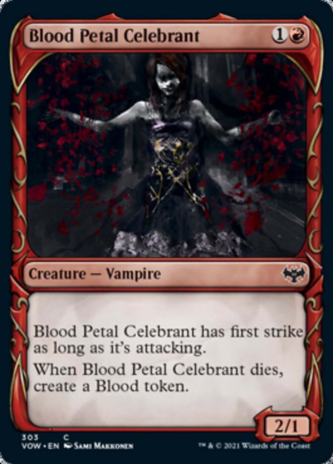 Blood Petal Celebrant (Showcase Fang Frame) [Innistrad: Crimson Vow] | Impulse Games and Hobbies