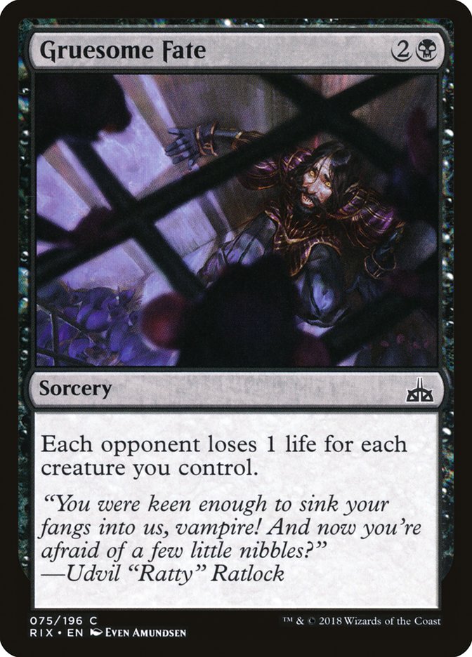 Gruesome Fate [Rivals of Ixalan] | Impulse Games and Hobbies