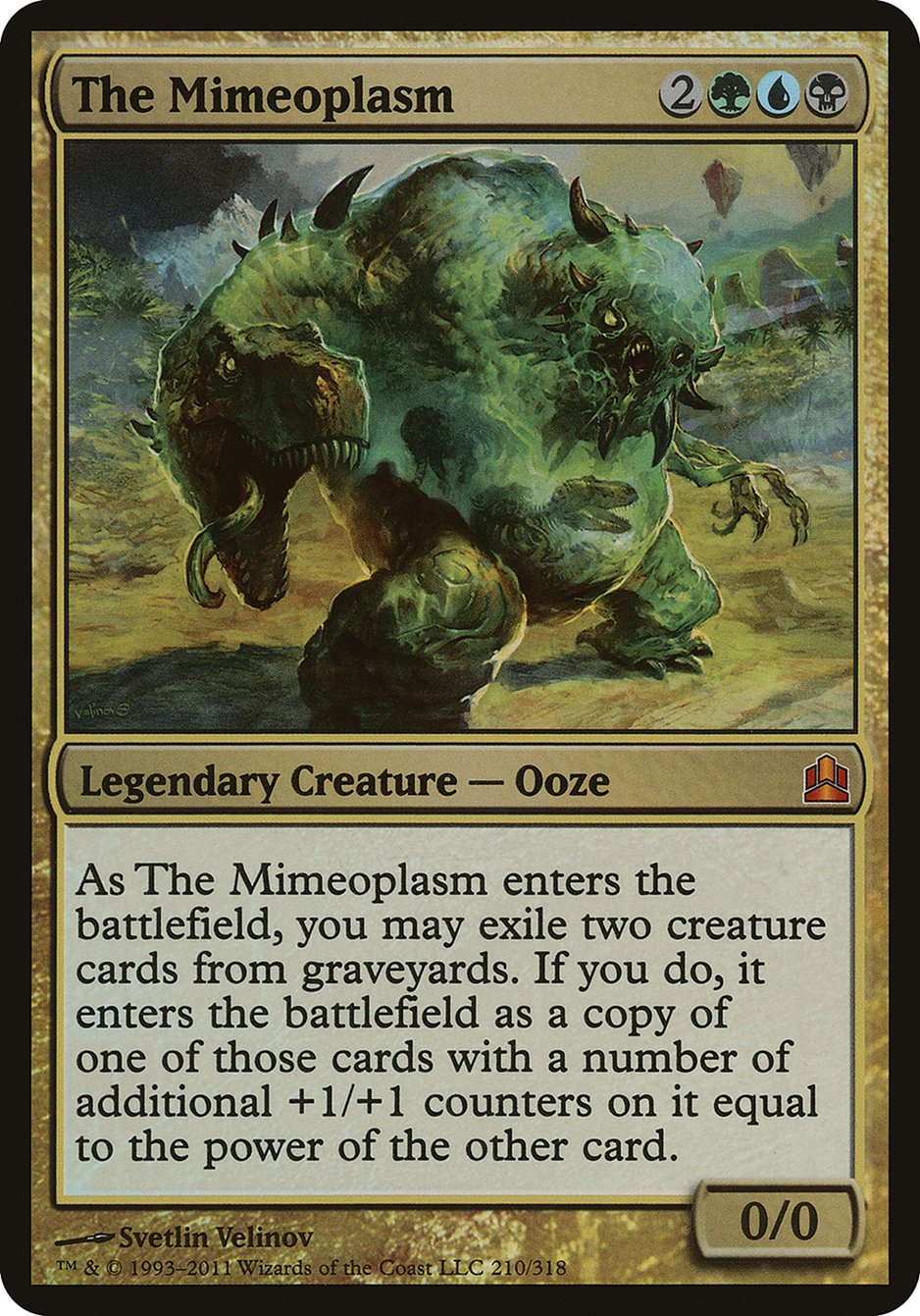 The Mimeoplasm (Oversized) [Commander 2011 Oversized] | Impulse Games and Hobbies