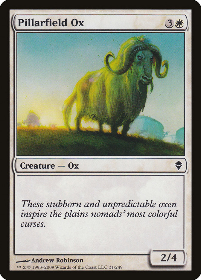 Pillarfield Ox [Zendikar] | Impulse Games and Hobbies