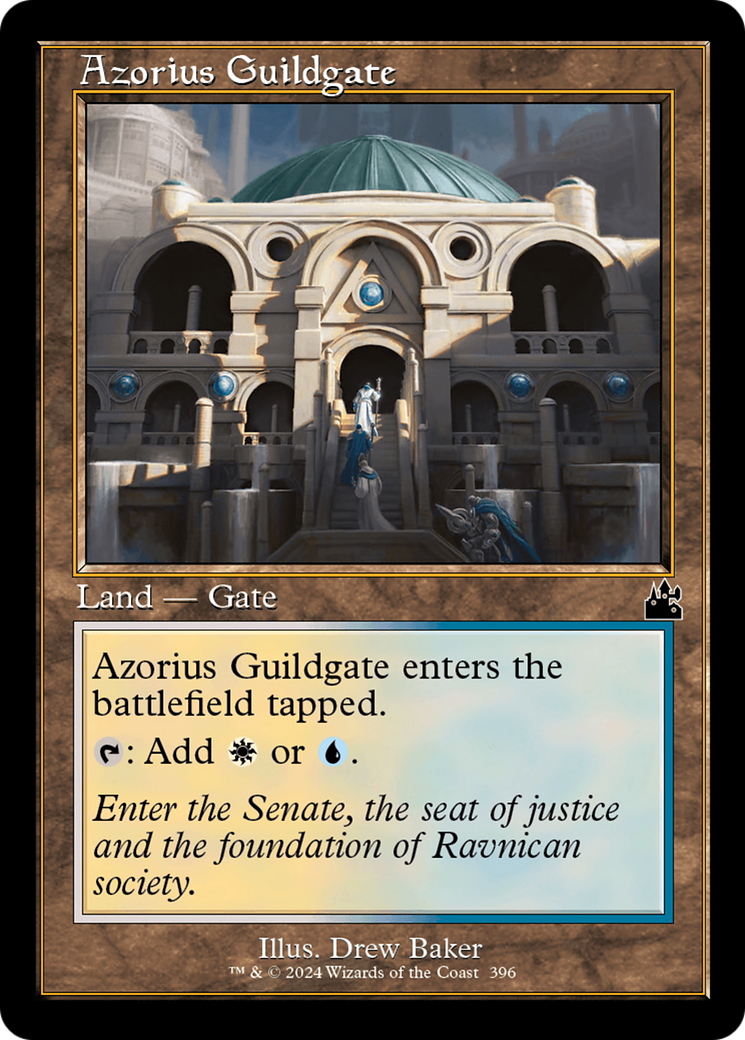 Azorius Guildgate (Retro Frame) [Ravnica Remastered] | Impulse Games and Hobbies