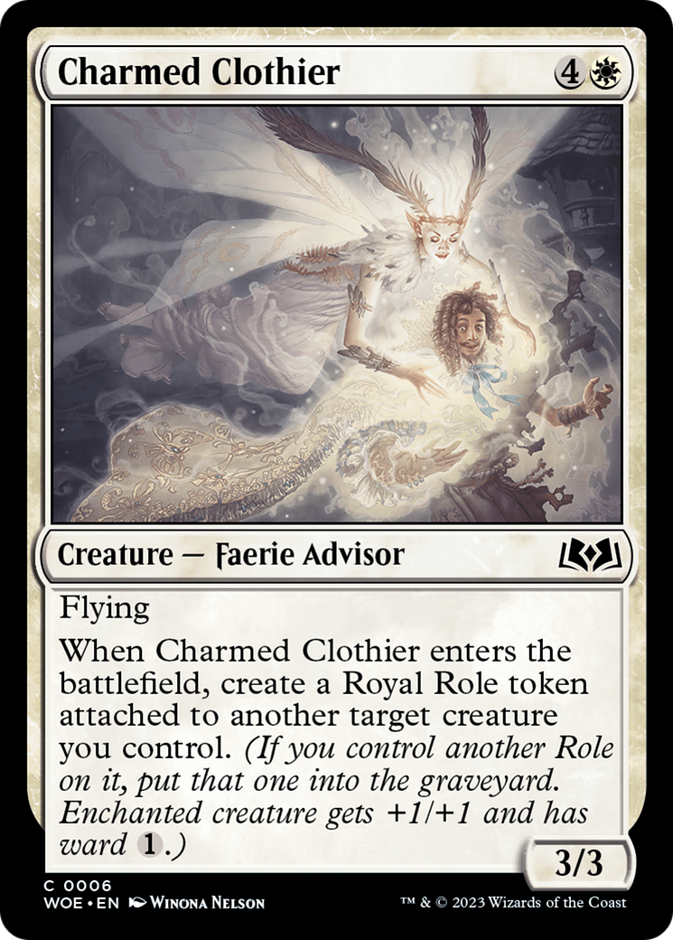 Charmed Clothier [Wilds of Eldraine] | Impulse Games and Hobbies