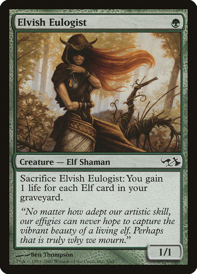 Elvish Eulogist [Duel Decks: Elves vs. Goblins] | Impulse Games and Hobbies