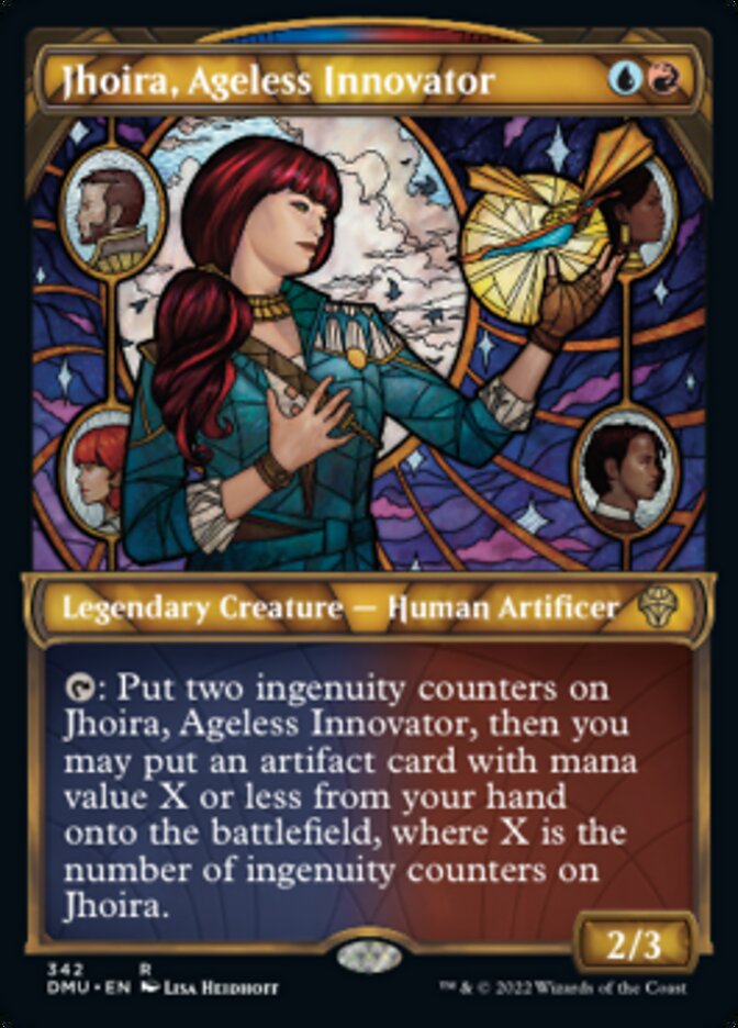 Jhoira, Ageless Innovator (Showcase Textured) [Dominaria United] | Impulse Games and Hobbies