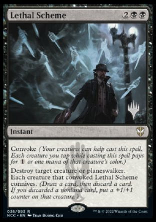 Lethal Scheme (Promo Pack) [Streets of New Capenna Commander Promos] | Impulse Games and Hobbies