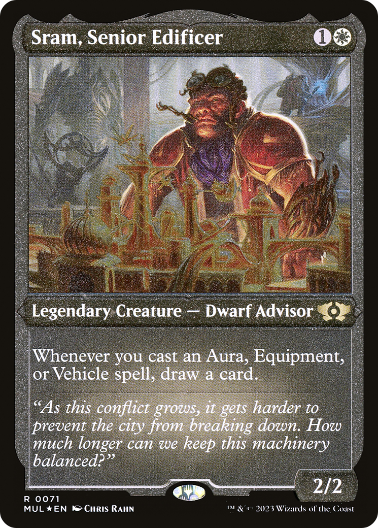 Sram, Senior Edificer (Foil Etched) [Multiverse Legends] | Impulse Games and Hobbies