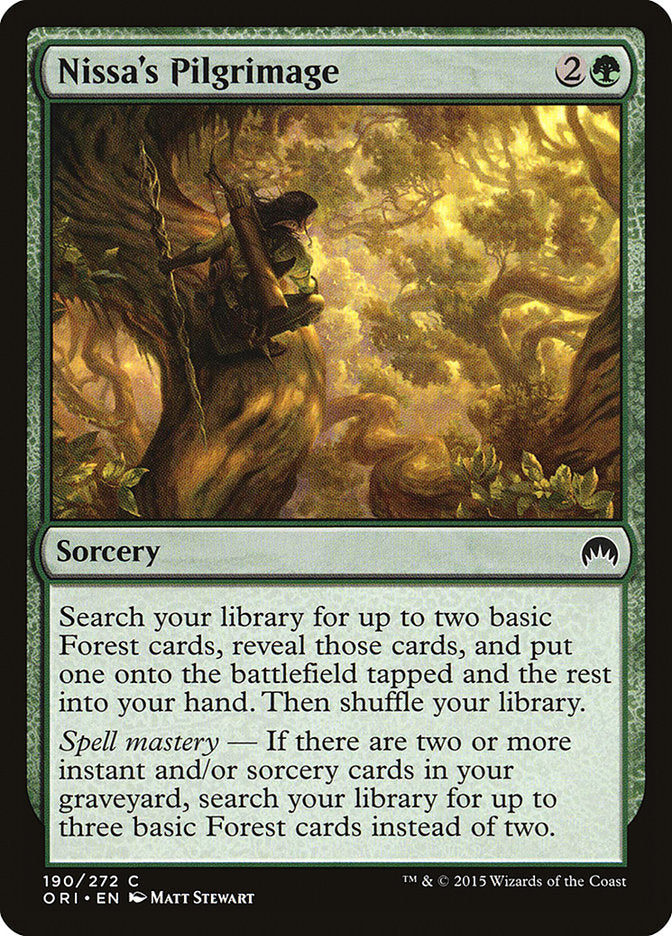 Nissa's Pilgrimage [Magic Origins] | Impulse Games and Hobbies