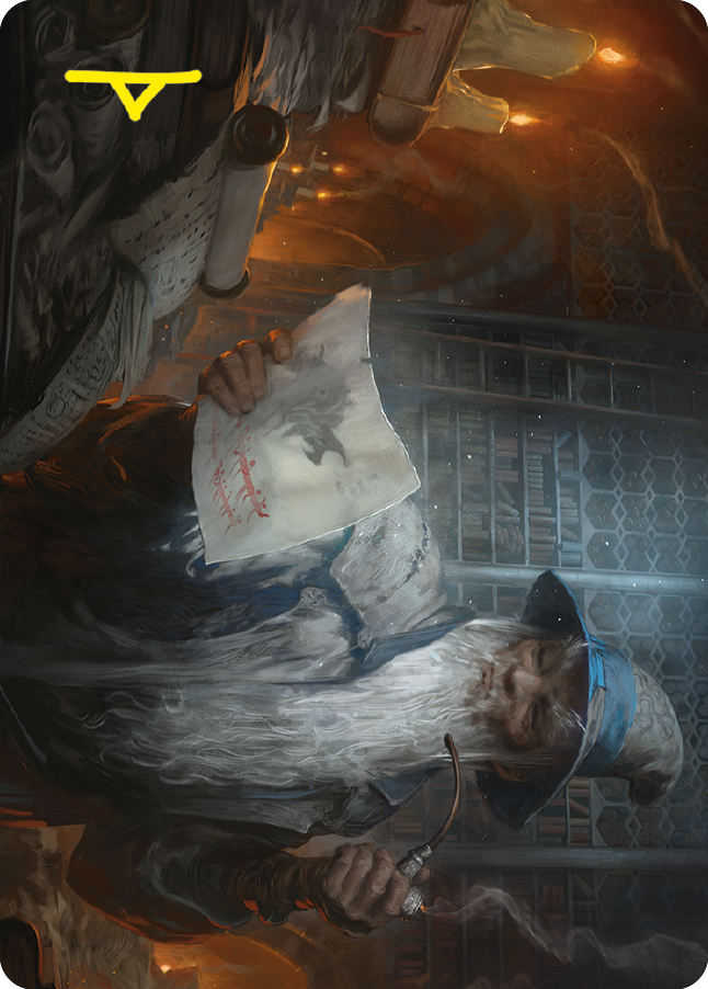 Learn from the Past Art Card (Gold-Stamped Signature) [The Lord of the Rings: Tales of Middle-earth Art Series] | Impulse Games and Hobbies