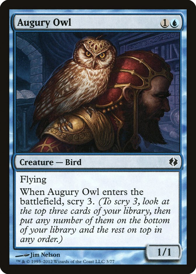 Augury Owl [Duel Decks: Venser vs. Koth] | Impulse Games and Hobbies