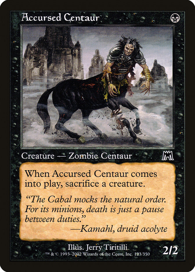 Accursed Centaur [Onslaught] | Impulse Games and Hobbies