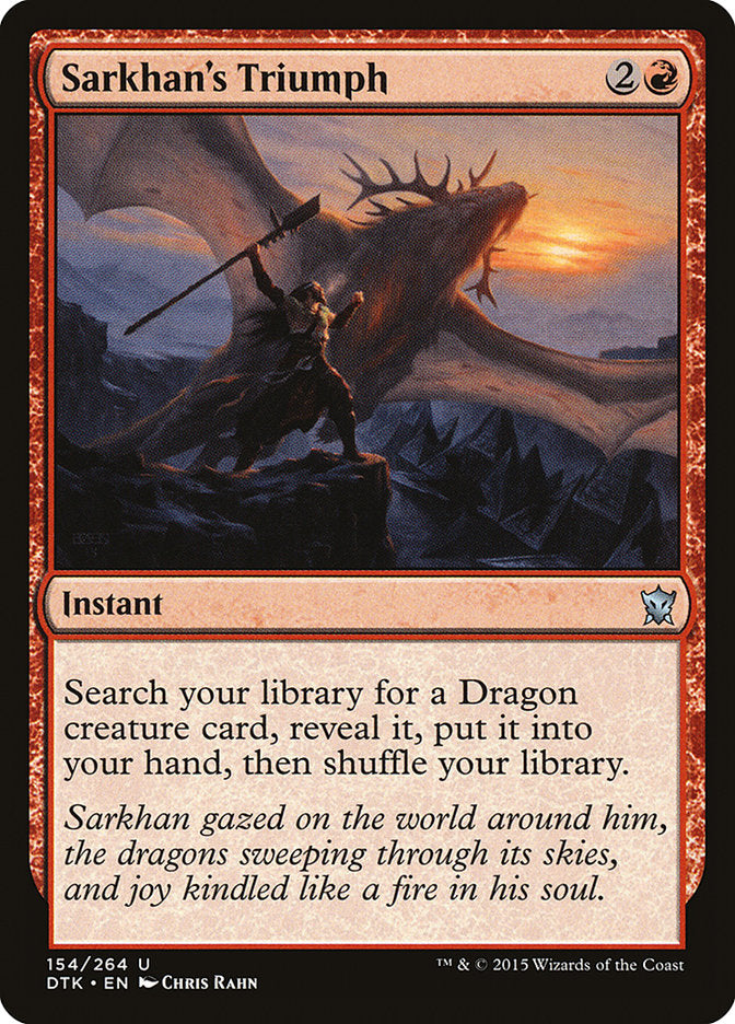 Sarkhan's Triumph [Dragons of Tarkir] | Impulse Games and Hobbies